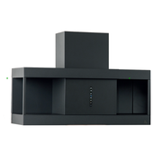 Campana extractora URBAN SHELF de acero inoxidable bruñido 90 cm