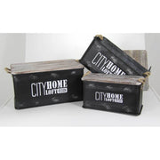 Contenedores de Bauli en tin cover de la ciudad industrial hogar pz 3