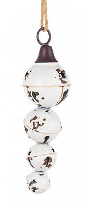 Pendaglio 4F Bell Met Bianco 8x