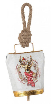 Pendaglio Wendi Campana Renna Bianco 12x