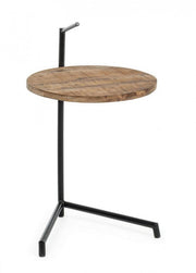 Mesita Walton de madera y acero cm 38 x 44x 63 h