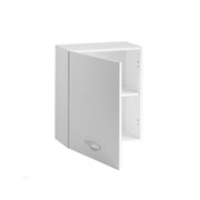 Armario de pared para cocina Fresno Blanco Cm 60x32xH 72 1 puerta