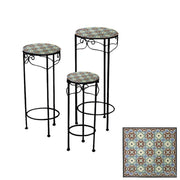 Columna de mosaico de metal Messina