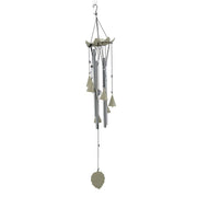 Campana hoja metal blanco cmø12,7h79