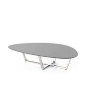 Mesa de centro en mdf gris claro 140x80x32h cm
