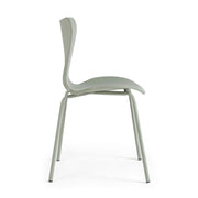 Silla de comedor de polipropileno verde TESSA 50x49,5x h82 cm