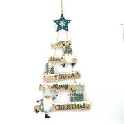 Escritura madera gnomo azul cm24,5x0,7x63