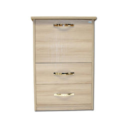 Mueble tabla de planchar de olmo madera melamínico con 3 cajones cm 44x57xH.89