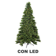 Árbol monte durando 1071 ramas 370 LED verdes cm ø107h180