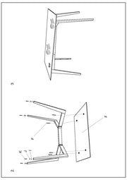Mesa rectangular de madera 120x80x74h cm