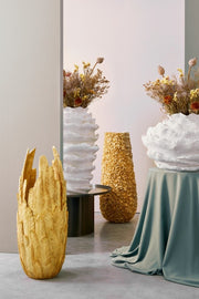 P. Florero Pavo Bomba. Blanco H39.5