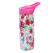 Termo acero redondo flores rosas 0,5L cm5,5x11h23
