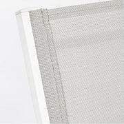 Silla plegable Hilde blanca para exterior