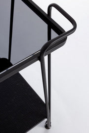 Trolley Zaira de metal negro