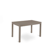 Mesa extensible en melamina gris tórtola 130/210x80x76h cm