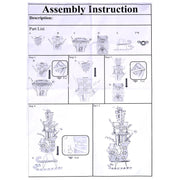 Servilletero de madera blanco cuadrado cm19x19h7