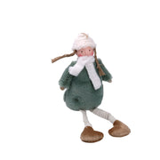 Niña tela verde cm11x8h40