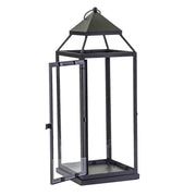 Farol cuadrado metal negro 1-3 cm26,5x26,5h75
