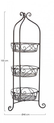 2x Melanie Slim To 3 Basket Display