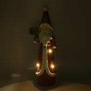 Papá Noel resina led rojo cm19x14h55,5