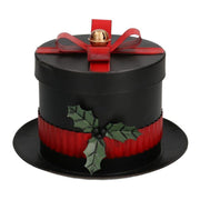 Sombrero redondo caja metal negro cmø25h19