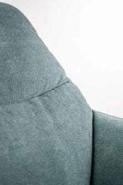 2x Sillón polipropileno aguamarina 85 cm x 74 cm Alt. 86 cm