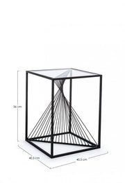 Mesa de centro espiral 40X40