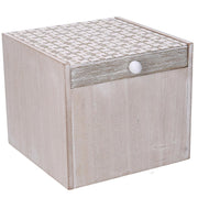 Caja de madera cm15x16h13