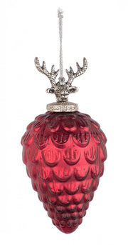 Pendaglio Vt Decorum Pigna Rosso Op 4x