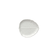 Plato Hoja 16x14x2,5h cm Zelda Gres Gris