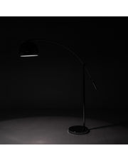 Lámpara de pie Manhattan en metal gris STS