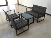 Sala de estar Oregon en ratán polivinílico de piezas