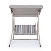 Mecedora biplaza acero Ivory GRELY 145x120x h185 cm