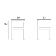 Silla Lovely en Polipropileno Negro Resistente a los Rayos UV y a la Humedad L59 x P53 x A82