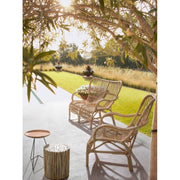 CLARITA Sofá de exterior de dos plazas en rattan 119x83x h87 cm