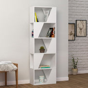 Librería blanca 5 baldas Estructura 54x24xh.168 cm