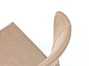 Silla polipiel y asiento gris tórtola 49x56x82h cm