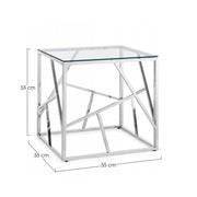 Mesa de centro Rayan Cubo 55X55x55h cm