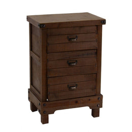 Base Mobile con cajones de nogal de 3 países 50x35xH. 76 cm