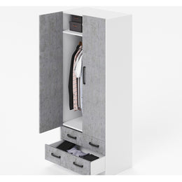 Armario 2 Puertas Con Cajones H.210