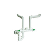 Sifón fregadero autolimpiante compacto 2 vías 1