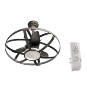 Chandelier con ventilador LED y control remoto 86 cm