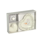 Vela platillo corazón Júpiter eléboros flores cm26x17h4,5 - 15 horas