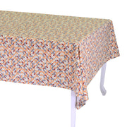 Mantel rectangular óptica burdeos cm140x180