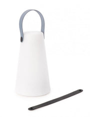 Lámpara de jardín LED cilíndrica en Polietileno