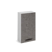 Unidad de pared de cocina gris hormigón 1 puerta Cm 30x32xH 72