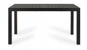 Mesa extensible para exterior en aluminio antracita 140 - 210x77x h75 cm