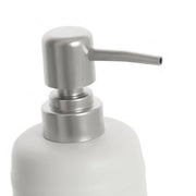 Elegante dispensador de jabón de la serie New York, blanco y refinado.