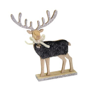 Reno madera tela azul cm22x5h26