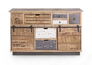 Aparador 2 puertas 7 cajones Tudor 125x37x80h cm